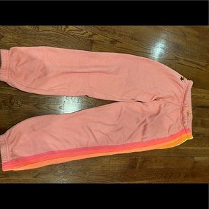 Aviator nation pink sweatpants
